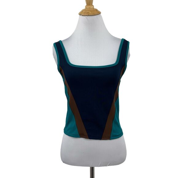 Eleven Venus Williams Tank Top Womens S Small Multi Shelf Bra Tennis Cropped - Picture 1 of 12